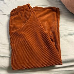 SHEIN corduroy wide leg pants